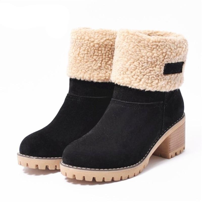 FroidConfort - Bottes d'Hiver Chaudes et Confortables pour Femme - Rynova