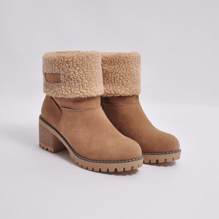 FroidConfort - Bottes d'Hiver Chaudes et Confortables pour Femme - Rynova