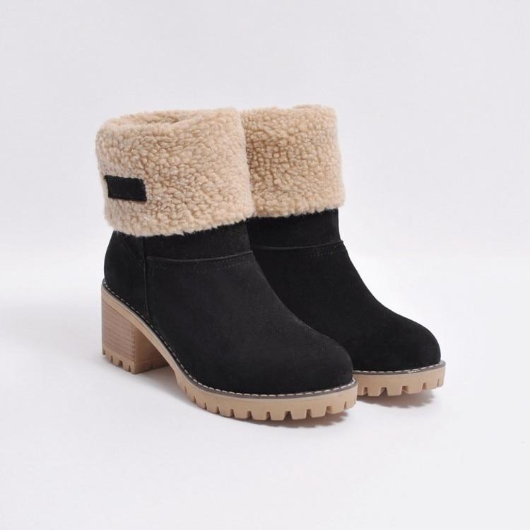 FroidConfort - Bottes d'Hiver Chaudes et Confortables pour Femme - Rynova