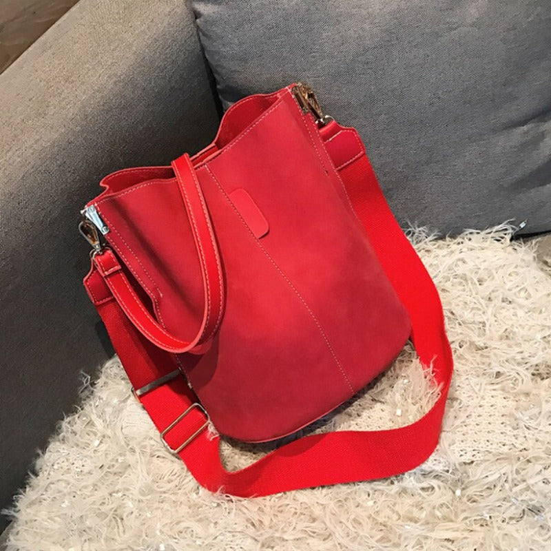 Sac à Bandoulière Seau Élégance Luxe – Sac en Cuir pour Femme - Rynova