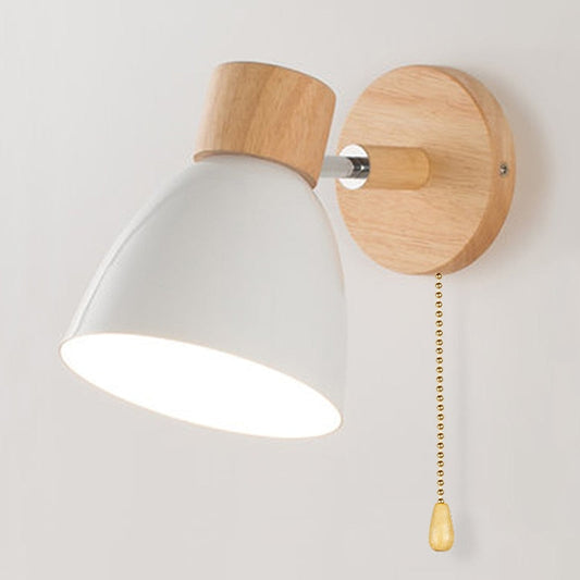 ÉclatBois - Applique Murale Suspendue en Bois Naturel Scandinave - Rynova