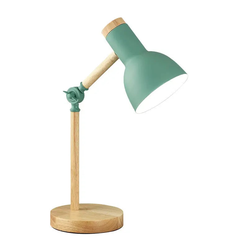 NordicGlow - Lampe de Bureau en Bois Style Scandinave - Rynova