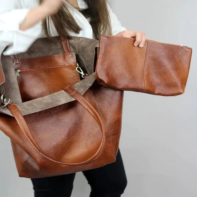 Tote Bag en Cuir Élégance - Style et Fonctionnalité - Rynova