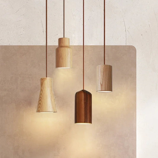 Luminaire Éclat Naturel - Suspension en Bois Scandinave - Rynova
