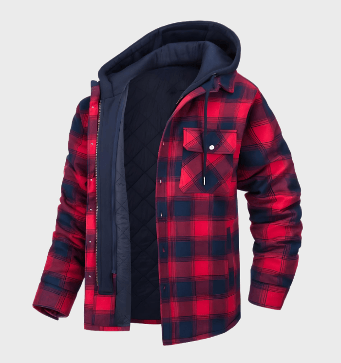 PlaidFroid – Manteau Chaud à Carreaux pour Homme - Rynova