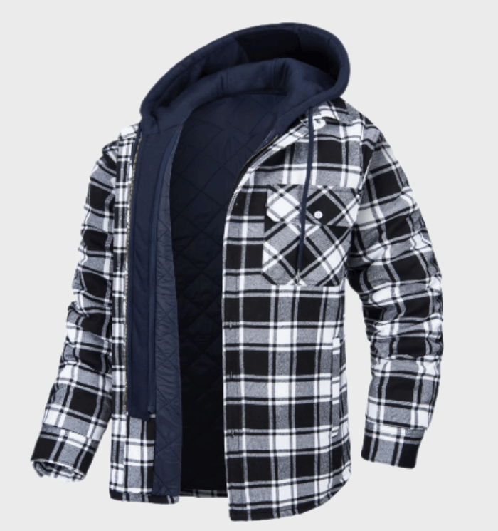 PlaidFroid – Manteau Chaud à Carreaux pour Homme - Rynova