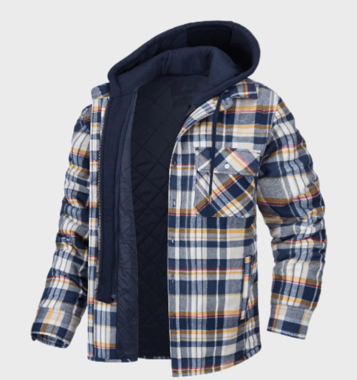 PlaidFroid – Manteau Chaud à Carreaux pour Homme - Rynova