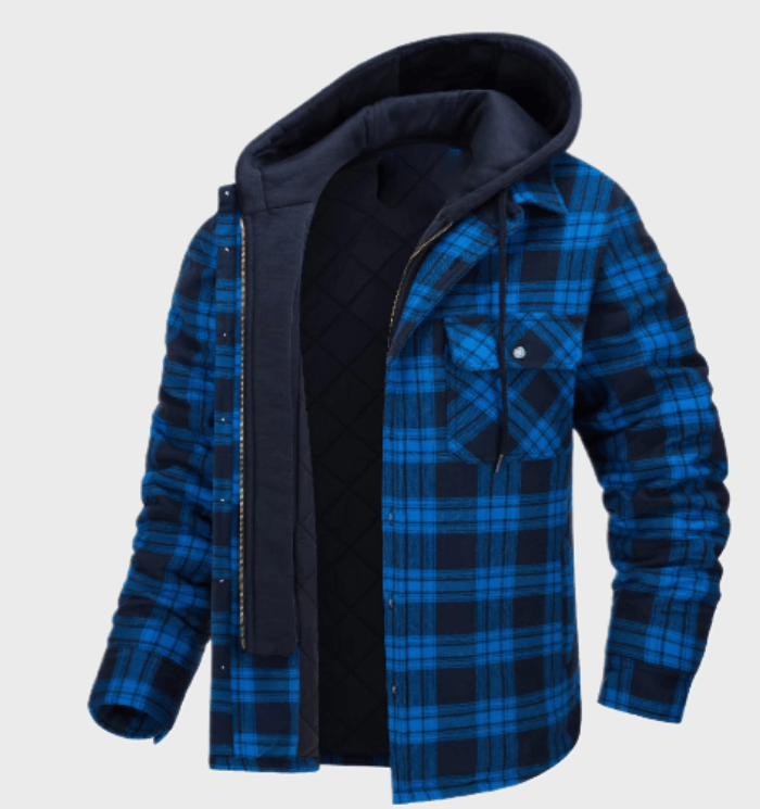 PlaidFroid – Manteau Chaud à Carreaux pour Homme - Rynova