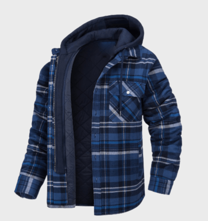 PlaidFroid – Manteau Chaud à Carreaux pour Homme - Rynova