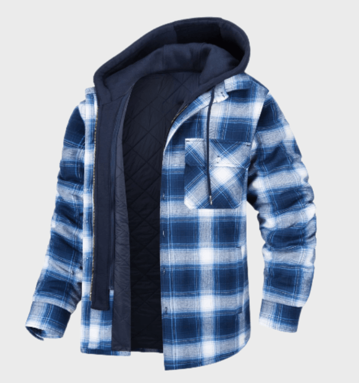 PlaidFroid – Manteau Chaud à Carreaux pour Homme - Rynova