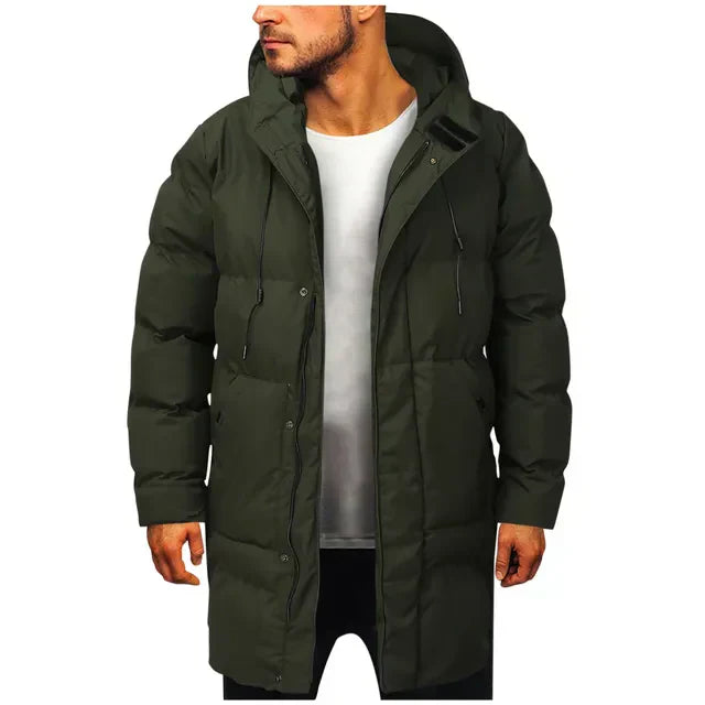 ArcticStyle - Parka long gris pour hommes, chaud et élégant - Rynova