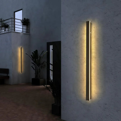 LUMIGARDEN - Aplique de pared exterior LED impermeable IP65 de gran formato para jardín y terraza