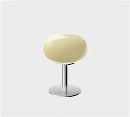 LumiPop - Lampe en Verre Design Lollypop Crème Rynova