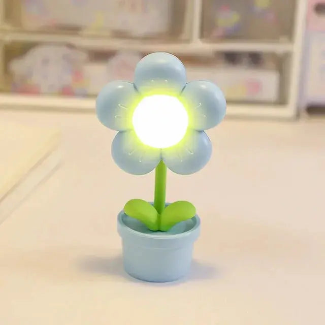 FleurLumière - Petite Lampe de Table en Forme de Fleur - Rynova