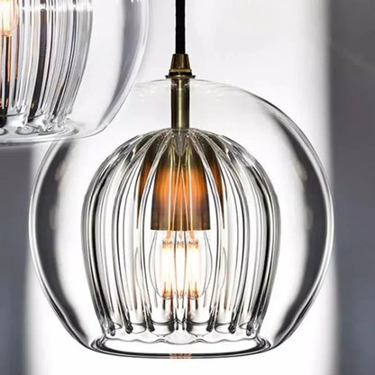 SphèreLuxe – Suspension Moderne en Verre pour Éclairage Élégant - Rynova