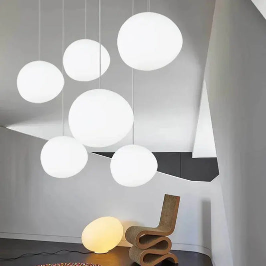 LumiVerre - Suspension Ronde en Verre Design - Rynova