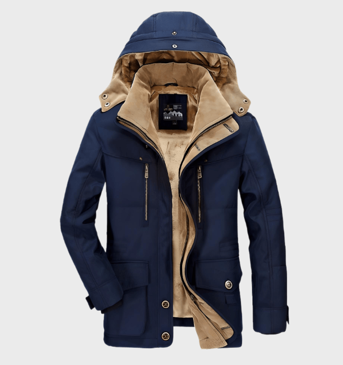 FrostGuard – Manteau d'Hiver avec Capuche Ajustable et Grandes Poches - Rynova