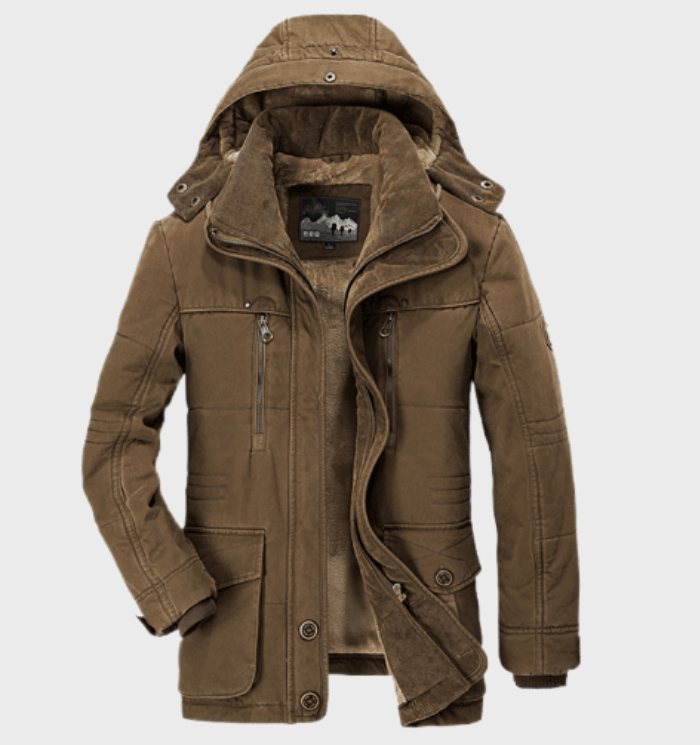 FrostGuard – Manteau d'Hiver avec Capuche Ajustable et Grandes Poches - Rynova