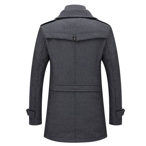 Tobias - Manteau d'hiver noir pour homme à deux pièces, élégant et chaud - Rynova