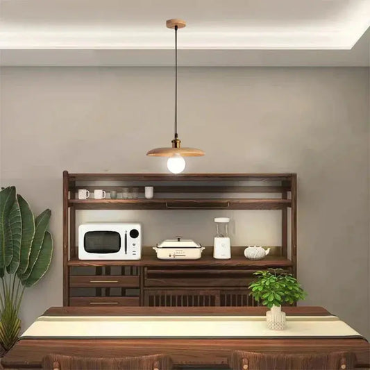 ÉléganceNord - Lampe à Suspension en Bois Scandinave - Rynova