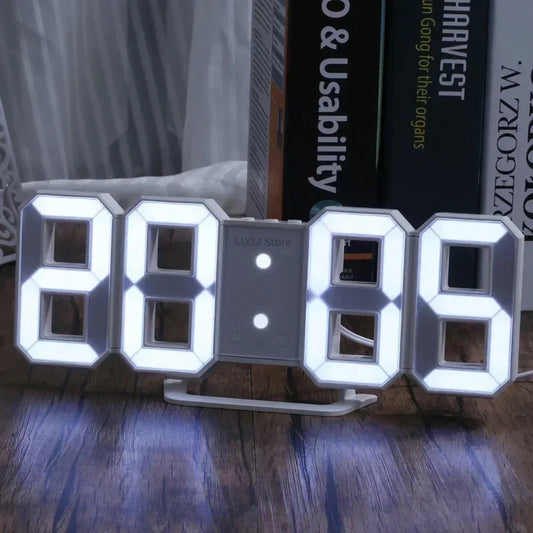 Horlogix – Horloge LED 3D pour Décoration Intérieure Moderne - Rynova