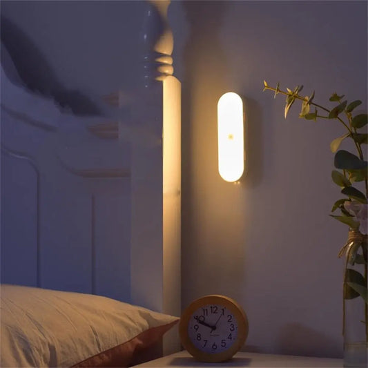 LumièreIntelligente - Lampe Murale LED Sans Fil avec Capteur de Mouvement Rechargeable - Rynova