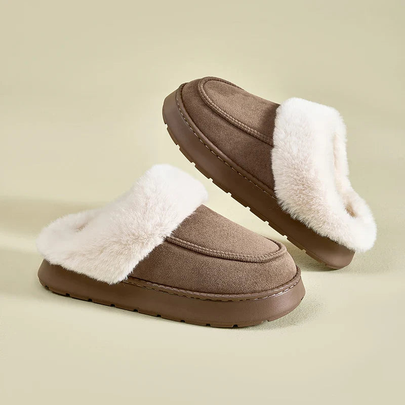 ConfortCoton - Chaussons d'Hiver en Coton pour Homme - Rynova