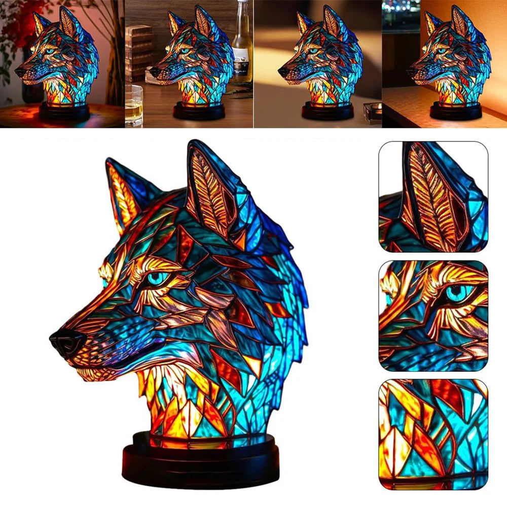 LumiFaune - Lampe 3D en Verre Animal Décoratif - Rynova