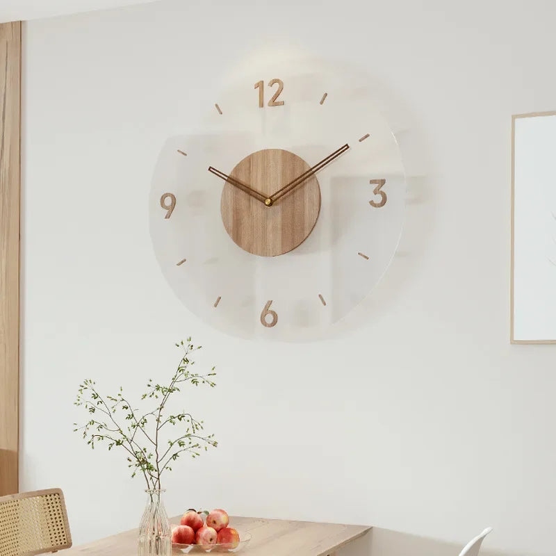 ÉléganceNordique – Horloge Murale Minimaliste en Bois - Rynova