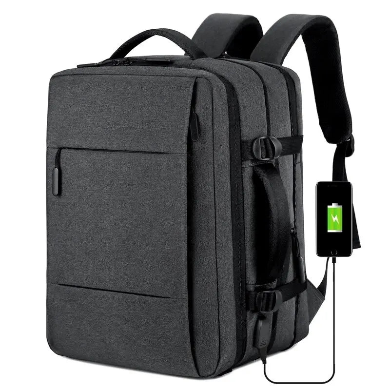 VoyageÉlite - Sac à Dos Expansible Étanche avec USB - Rynova