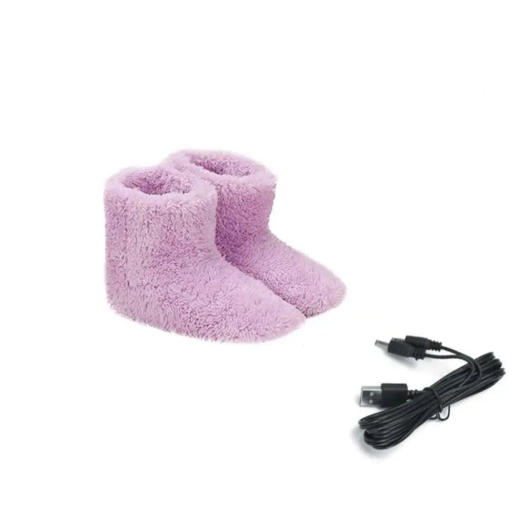 Chaussons CozyHeat - Pantoufles chauffantes ultra-douces - Rynova