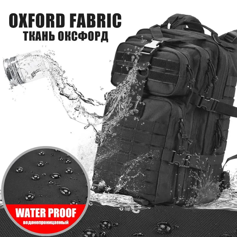 TacticalPro – Sac à Dos Tactique Homme 30L/45L pour Randonnée, Survie et Chasse - Rynova