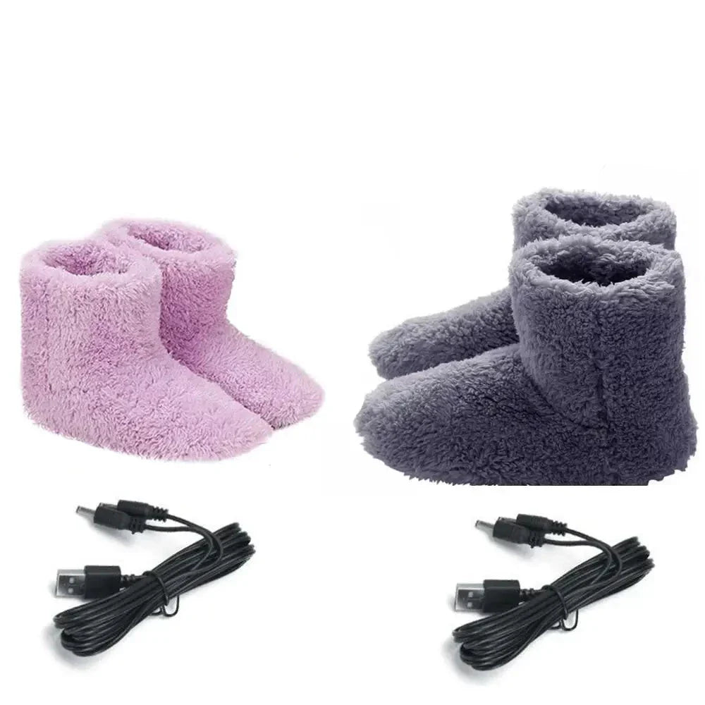 Chaussons CozyHeat - Pantoufles chauffantes ultra-douces - Rynova