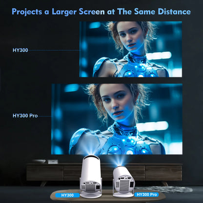 Projecteur Magcubic HY300 Pro 4K Android 11 Dual WiFi6 260ANSI BT5.0 Home Cinéma Extérieur - Rynova