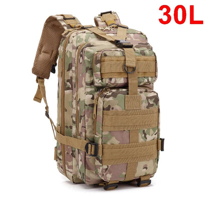 TacticalPro – Sac à Dos Tactique Homme 30L/45L pour Randonnée, Survie et Chasse - Rynova