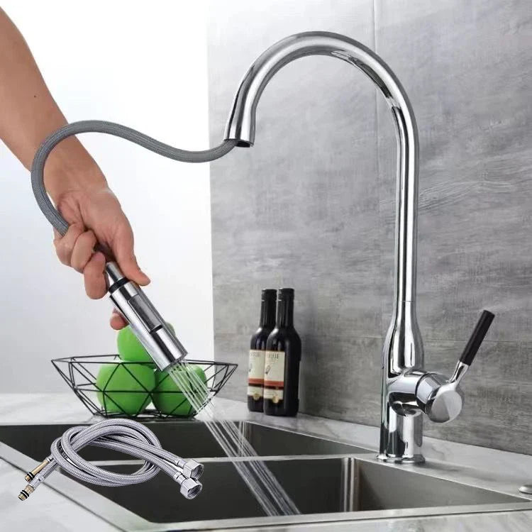 AquaFlexi – Robinet de Cuisine avec Douchette Extractible en Acier Inoxydable - Rynova