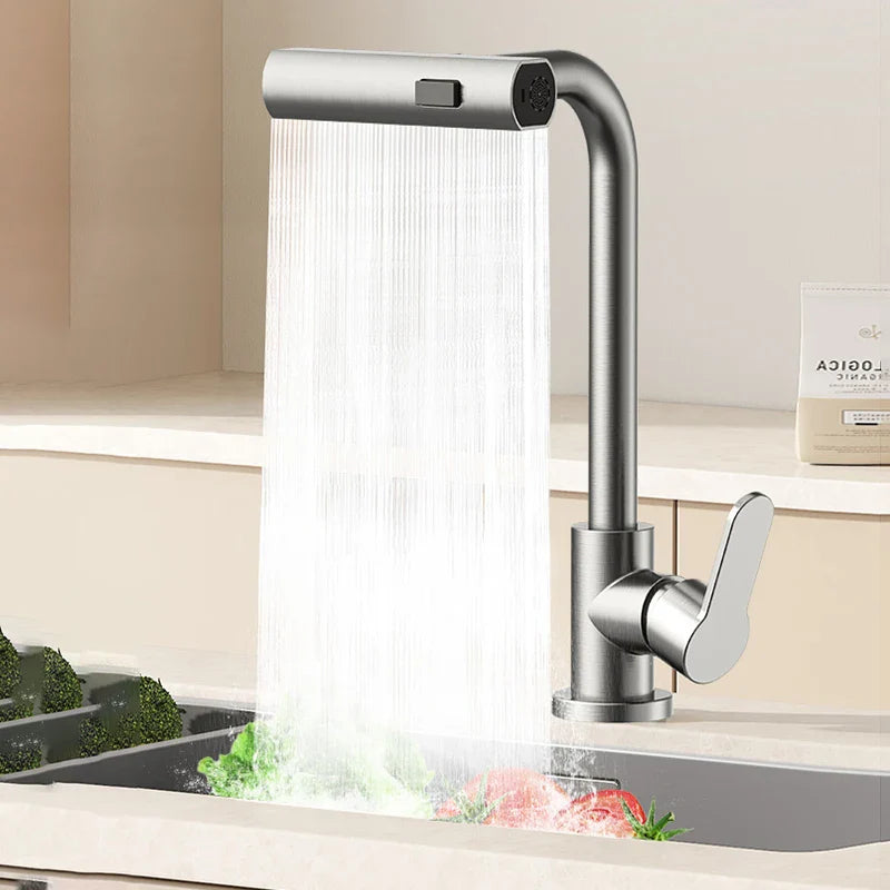 AquaStyle - Robinet Cuisine Cascade Rotatif - Rynova