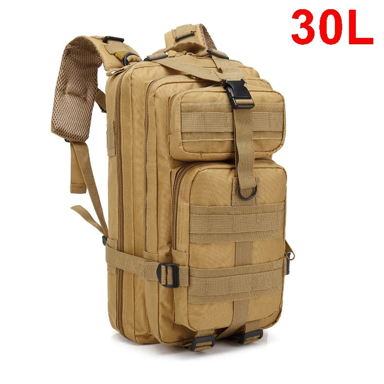 TacticalPro – Sac à Dos Tactique Homme 30L/45L pour Randonnée, Survie et Chasse - Rynova