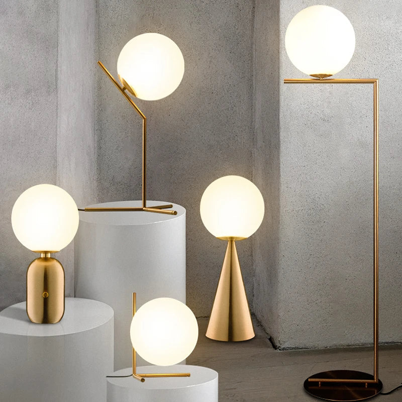 VerreLume – Lampe de Table en Verre Élégante pour Lecture et Décoration - Rynova