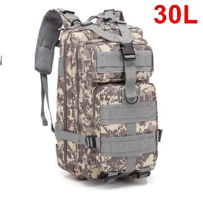 TacticalPro – Sac à Dos Tactique Homme 30L/45L pour Randonnée, Survie et Chasse - Rynova