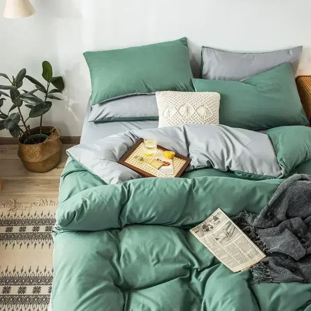 NestÉlégant - Housse de Couette Réversible avec Style Scandinave - Rynova