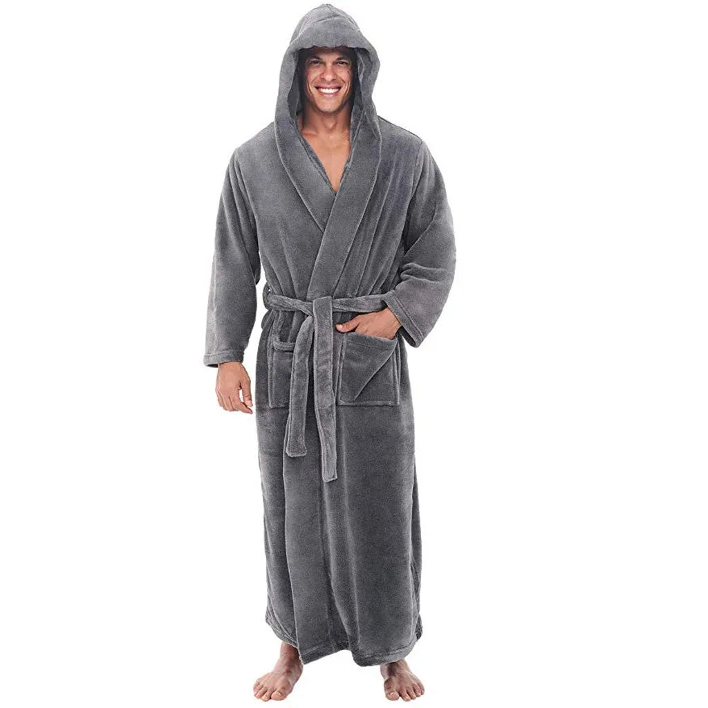 ChaudCocoon – Robe de Chambre Douillette à Capuche pour Homme - Rynova