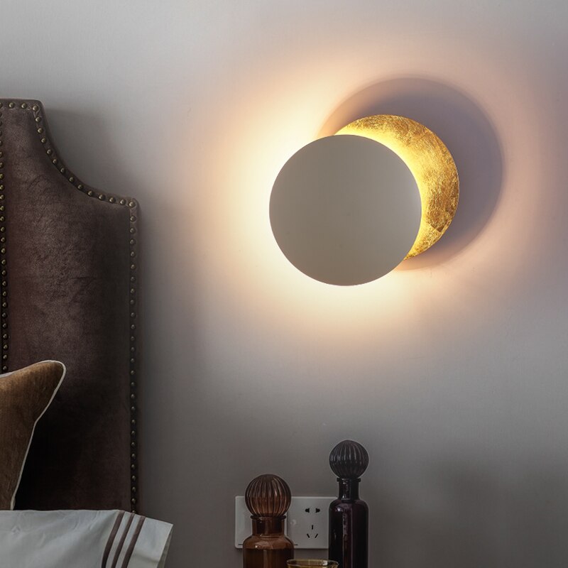 LunaLumi - Applique Murale avec Design Éclipse Solaire - Rynova