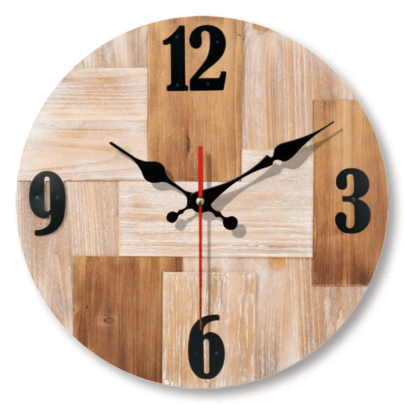 Horloge NaturelDesign – Horloge Murale en Bois Élegant - Rynova