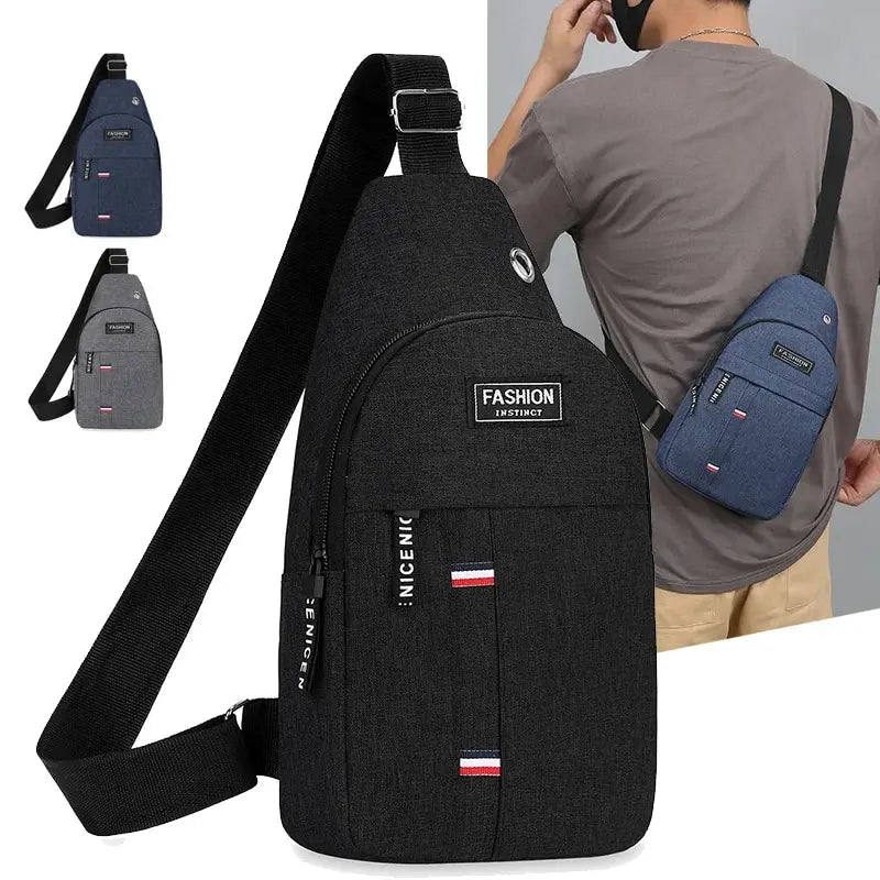 Sacoche Crossbody Homme – Sac de Poitrine à Grande Capacité pour Sports et Loisirs en Extérieur - Rynova