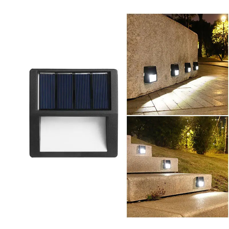 EcoGlow - Lumières de jardin solaires LED étanches, rondes et carrées - Rynova