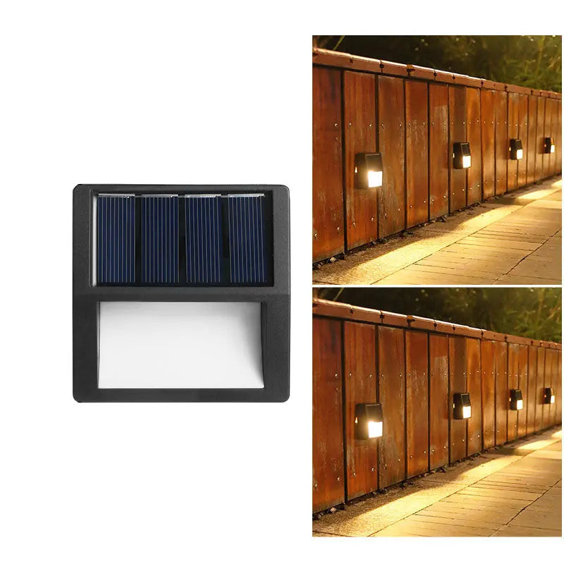 EcoGlow - Lumières de jardin solaires LED étanches, rondes et carrées - Rynova