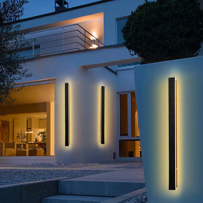 LUMIGARDEN - Aplique de pared exterior LED impermeable IP65 de gran formato para jardín y terraza