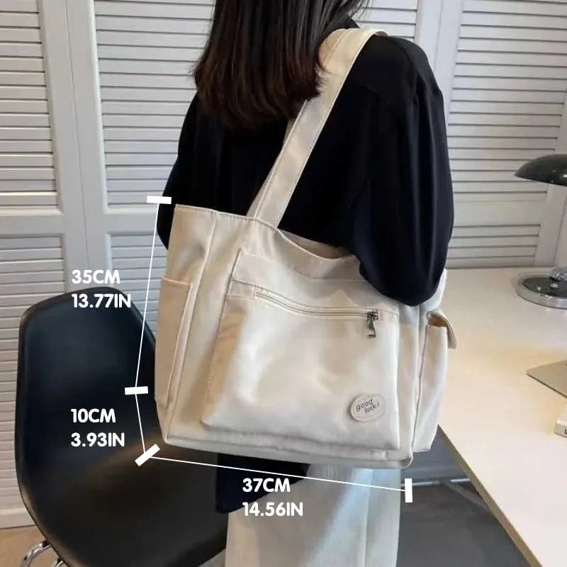 Sac Tote Allure - Grand Sac en Toile pour Femme, Mode et Capacité Étendue - Rynova