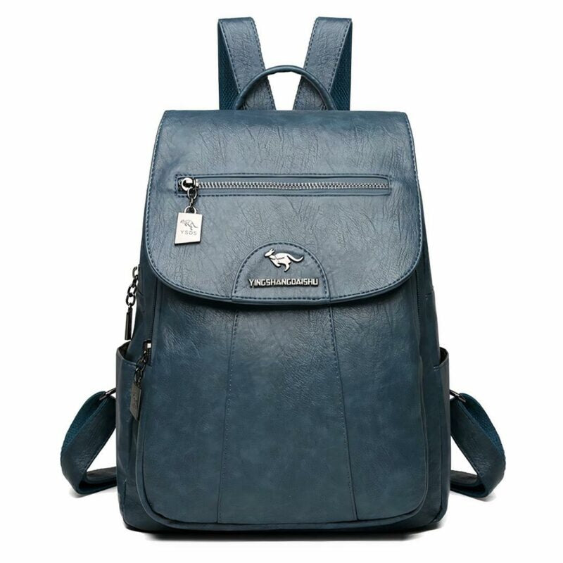 RAVUO Sac à Dos Femme Cuir PU 3 En 1 - Élégant Convertible En Sac à Main Ou Sac Épaule